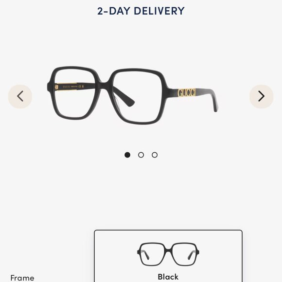 GUCCI GG1193O Designer Frames - Black  100% Authentic Use the BUY NOW, PAY LATER - Picture 5 of 9